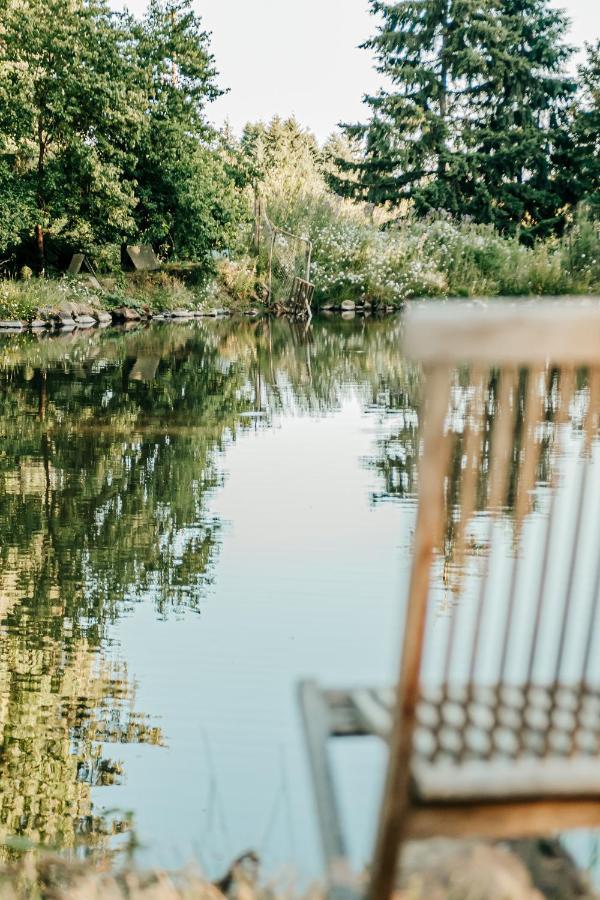 Вилла Healing Ponds Farm Buxton Экстерьер фото